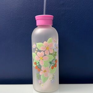 NWT OCS Designs Glass Water Bottle